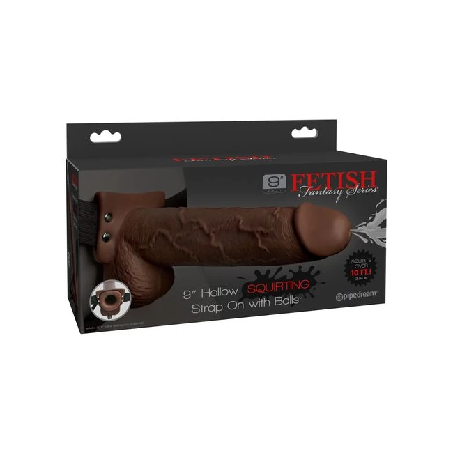 Fetish Fantasy Hollow Squirting Strap-on W/ Balls - Material & Feel