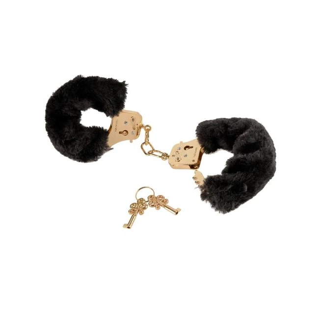 Fetish Fantasy Gold Deluxe Furry Cuffs - Comfort & Fit