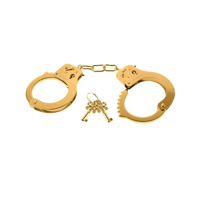 Fetish Fantasy Gold Metal Cuffs - Comfort & Fit