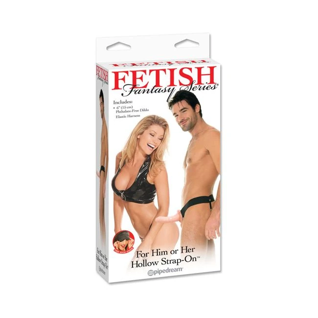 Fetish Fantasy Hollow Strap on 6.5 Inches Beige - Material Feel & Construction