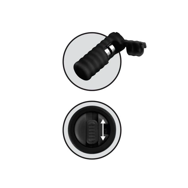 Fetish Fantasy Limited Edition Vibrating Silicone Nipp - Hardware & Adjustability