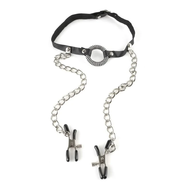 Fetish Fantasy O-ring Gag Nipple Clamps - Hardware & Fasteners