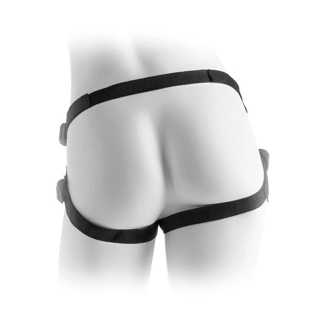 Fetish Fantasy Plush Harness Vibrating - Material Feel & Components