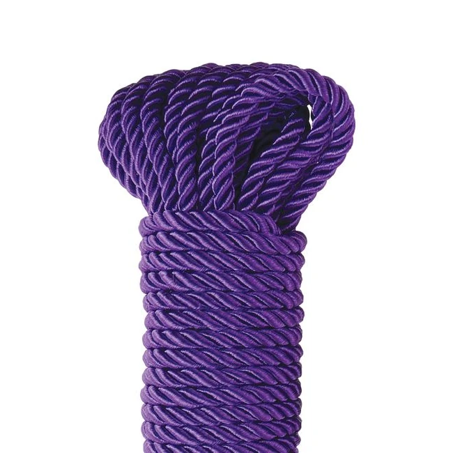 Fetish Fantasy Series Deluxe Silk Rope - Hardware, Fasteners & Adjustability