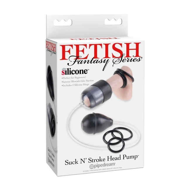Fetish Fantasy Suck N Stroke Head Pump - Comfort & Fit
