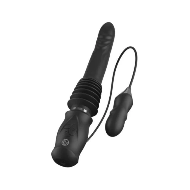 Fetish Fantasy Ultimate Silicone Thruster - Black - Shape & Texture