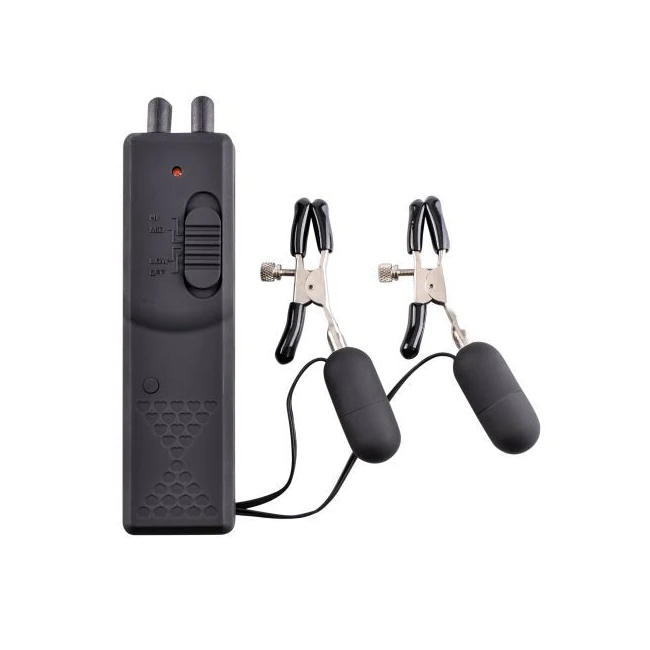 Fetish Fantasy Vibrating Nipple Clamps - Power and Materials
