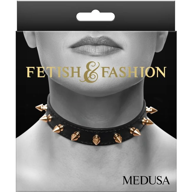 Fetish & Fashion Medusa Collar Black - Sizing & Fit