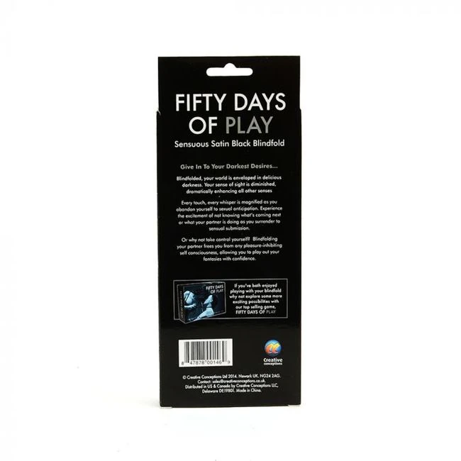 Fifty Days of Play Blindfold Black - Build & Quality