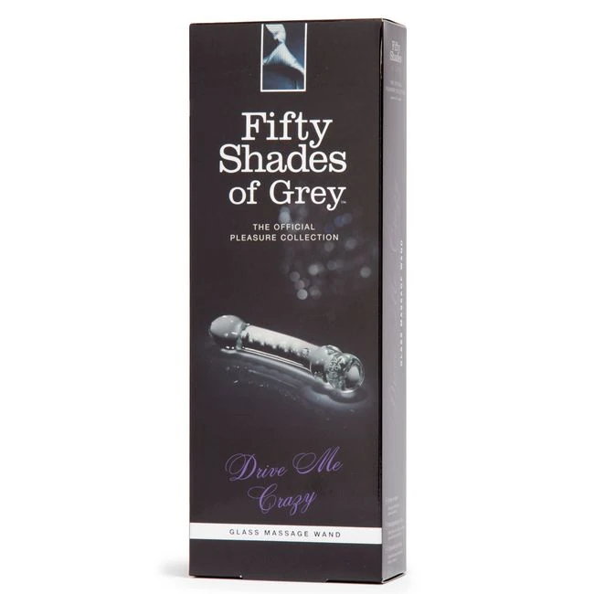 Fifty Shades Glass Massage Wand - Dual-Ended Design for Varied Stimulation