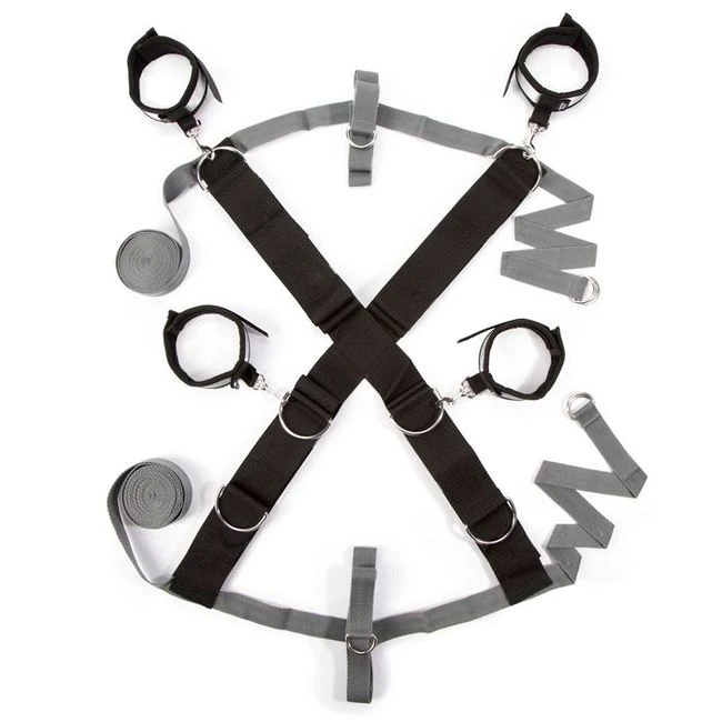 Fifty Shades Keep Still Over the Bed Cross Restraint Silver - Build & Quality