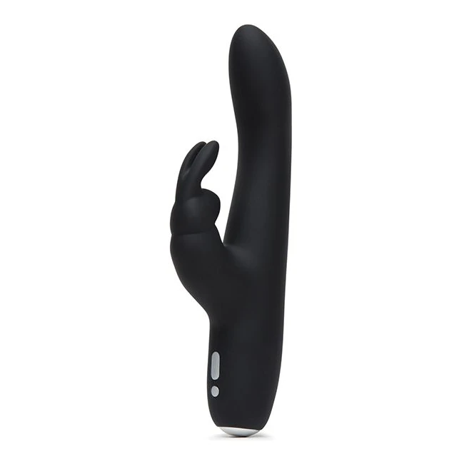 Fifty Shades of Grey Greedy Girl Rechargeable Slimline Rabbit Vibrator - Experience the Ultimate Dual Stimulation