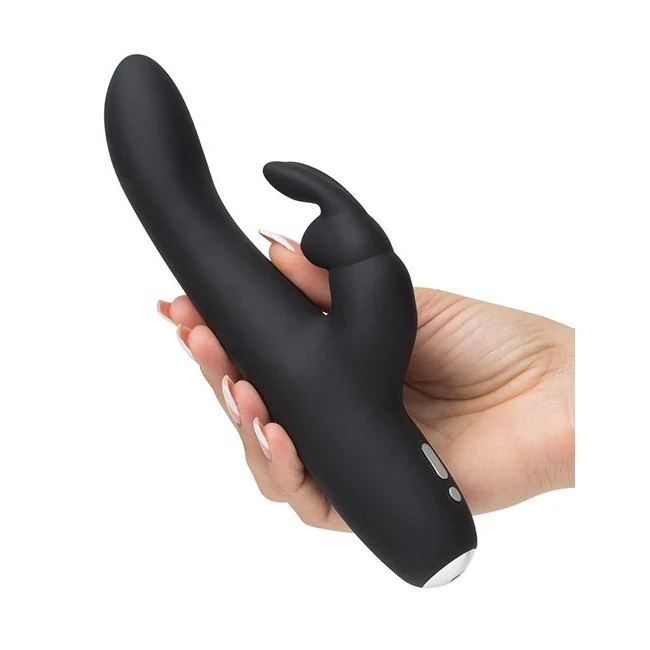 Fifty Shades of Grey Greedy Girl Rechargeable Slimline Rabbit Vibrator - Power, Performance, & Features