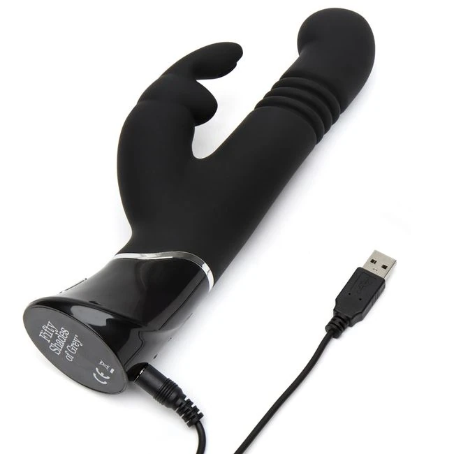 Fifty Shades of Grey Greedy Girl Rechargeable Thrusting G-spot Rabbit Vibrator - How It Feels