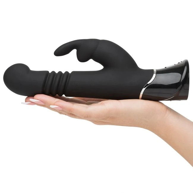 Fifty Shades of Grey Greedy Girl Rechargeable Thrusting G-spot Rabbit Vibrator - Vibration Modes and Thrusting Features