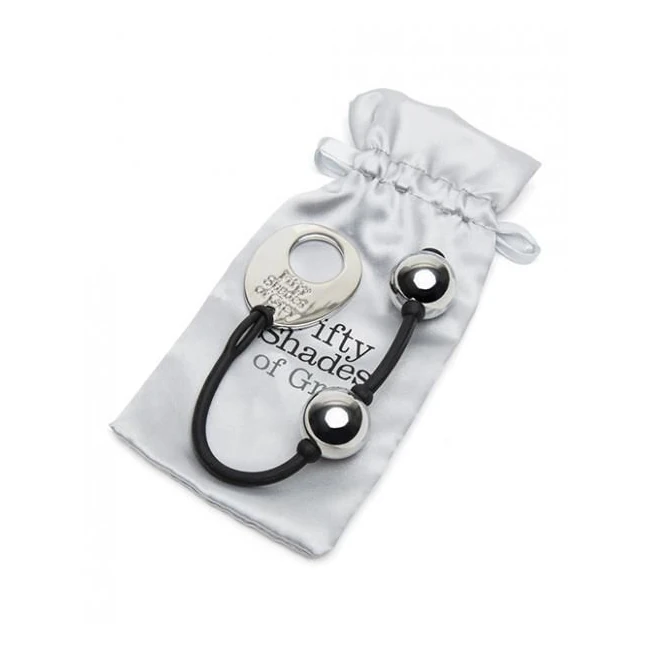 Fifty Shades of Grey Inner Goddess Mini Silver Pleasure Balls 3oz - Overview