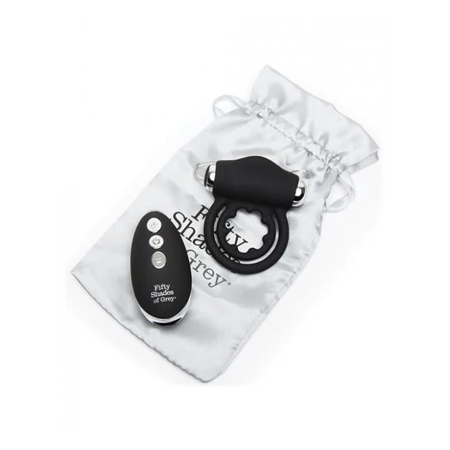 Fifty Shades of Grey Relentless Vibe Remote Love Ring - Experience Intense Shared Pleasure