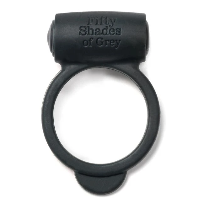 Fifty Shades Yours & Mine Love Ring Vibe - Single-Speed Buzz Through the Stimulator