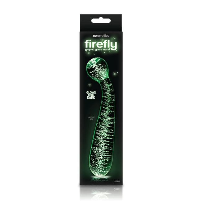 Firefly Glass G Spot Glow Wand Clear - Overview