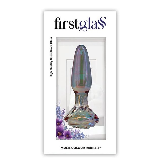 First Glass Rain Butt Plug - Shape & Comfort