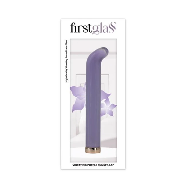 First Glass Vibe Sunset - Glass That Warms or Chills Against the Skin