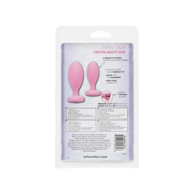 First Time Love Crystal Booty Duo - Colors & Specifications