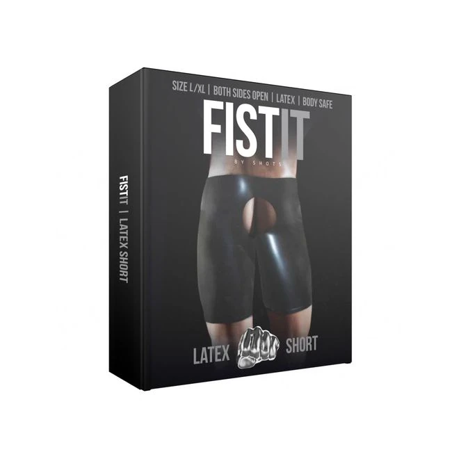 Fist-it Latex Unisex Fisting Short - Black - L/xl - Build & Quality