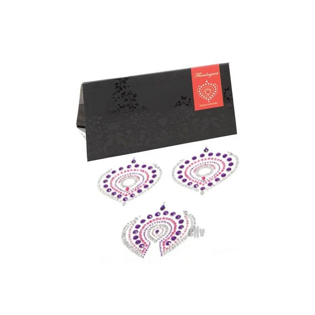Flamboyant Skin Body Jewelry Pink Purple - Fabric & Feel