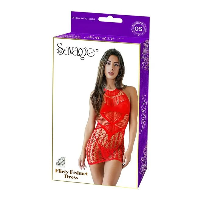 Flirty Fishnet Dress - Fabric & Feel