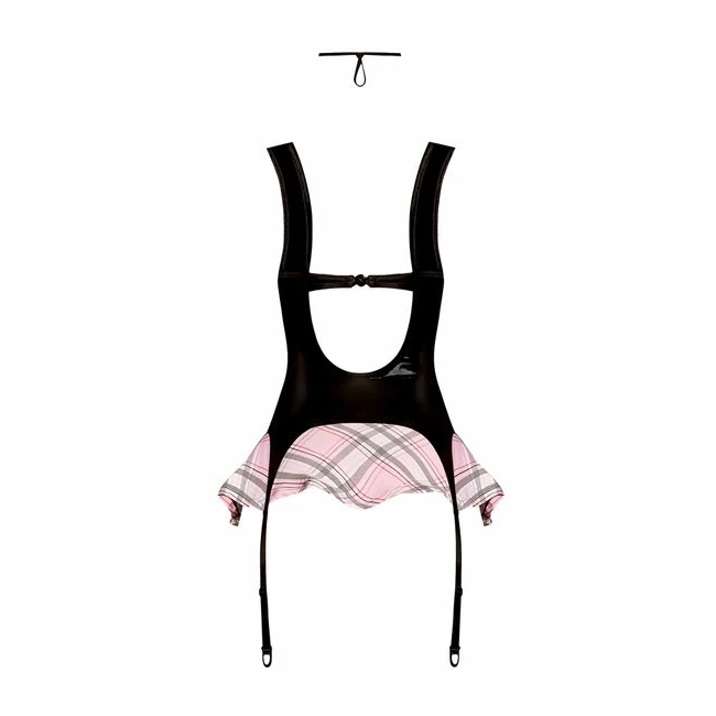 Flirty Freshman Pink Plaid L/xl - Fabric & Feel