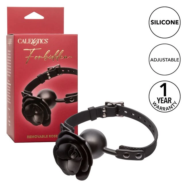 Forbidden Removable Rose Gag - Features