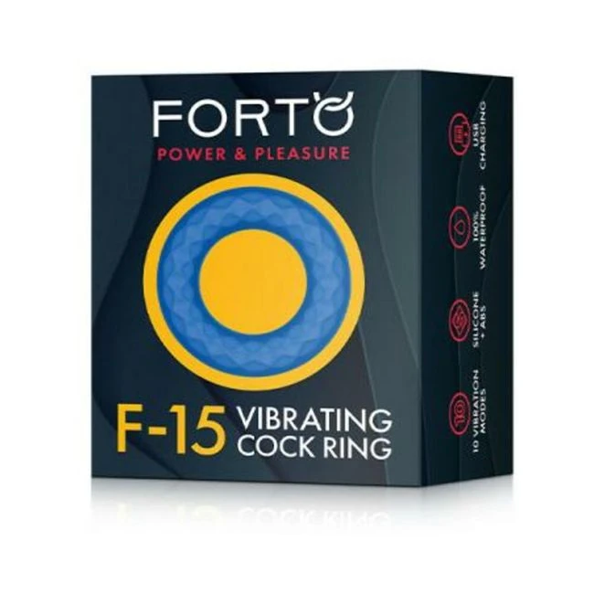 Forto F-15: Silicone Vibrating Cock Ring - Fabric & Feel