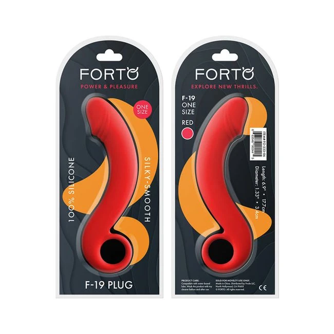 Forto F-19: Silicone Curve Prostate Plug - Material & Safety