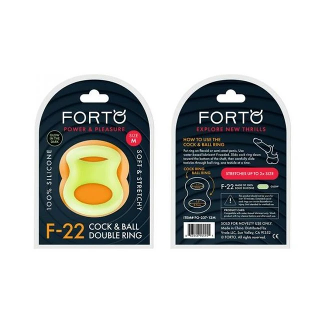 Forto F-22: Double Ring Liquid Silicone - Key Details