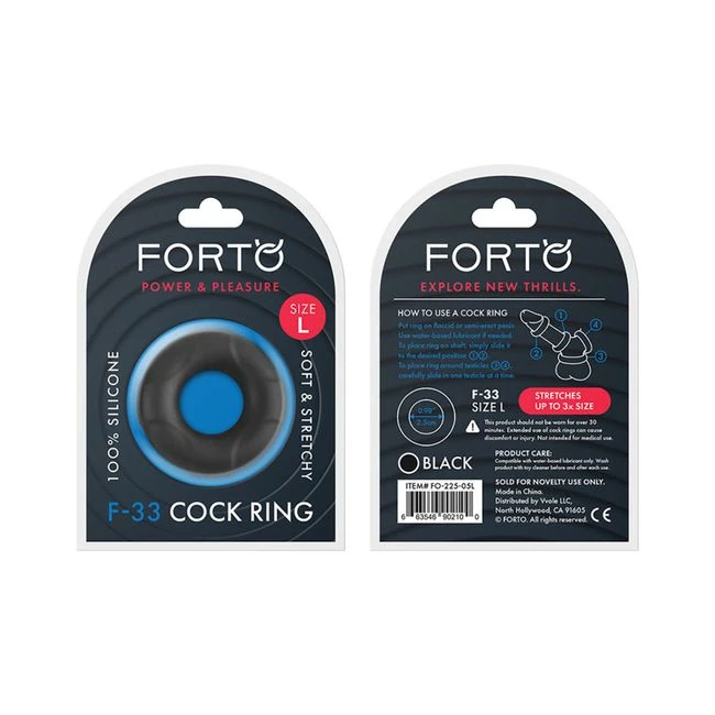 Forto F-33: 100% Liquid Silicone C-ring - Key Details