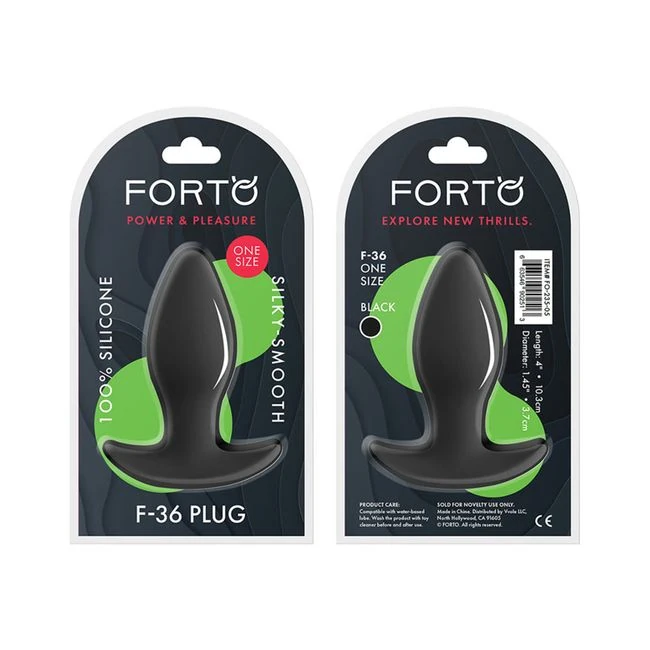 Forto F-36: Silicone T Plug - Shape & Comfort