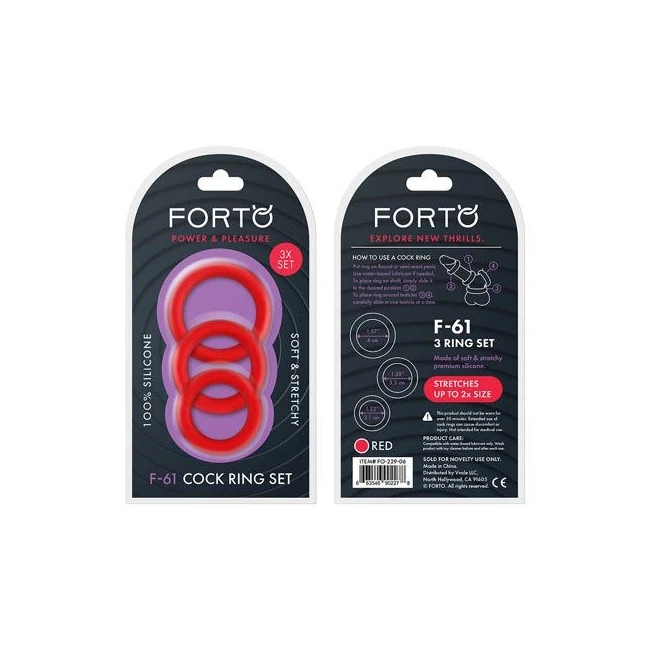 Forto F-61 C-ring 3pc Set - Overview