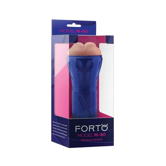 Forto Model M-80 Hard-side Mouth Masturbator - Dark - Grip & Control
