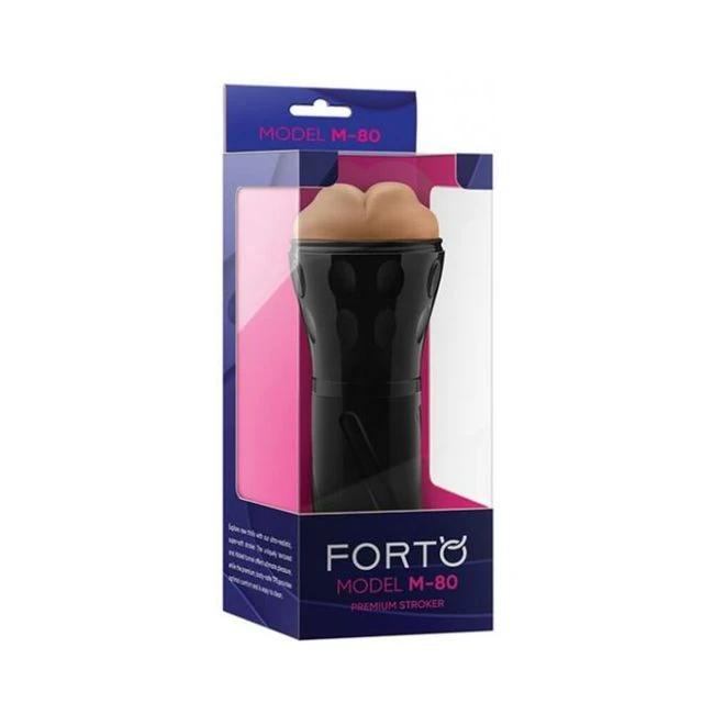 Forto Model M-80 Hard-side Mouth Masturbator - Dark - Internal Texture