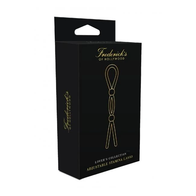 Frederick's of Hollywood Adjustable Stamina Lasso Black - Overview