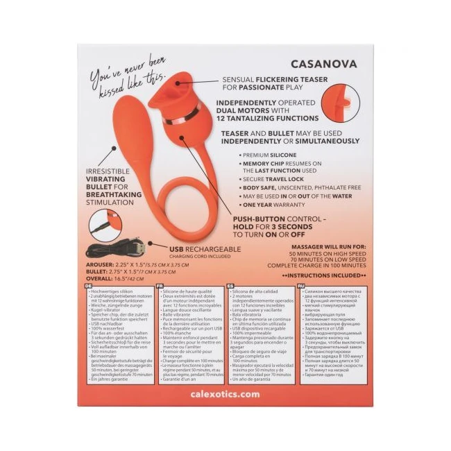 French Kiss Casanova - Vibration Modes and Stimulation