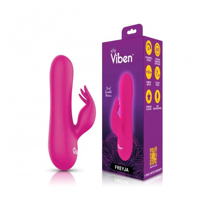 Freyja Hot Pink Intense Mini Rabbit Vibe - How It Feels