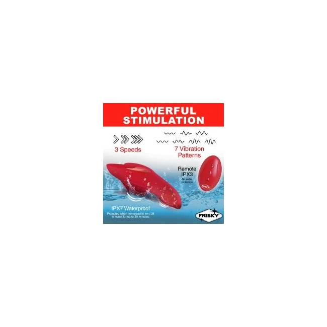 Frisky Love Connection Panty Vibe W/ Remote - Vibration Modes and Control