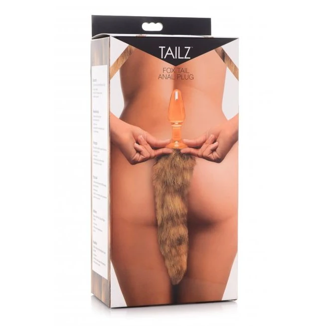Frisky Orange Glass Butt Plug W/fox Tail - Categories