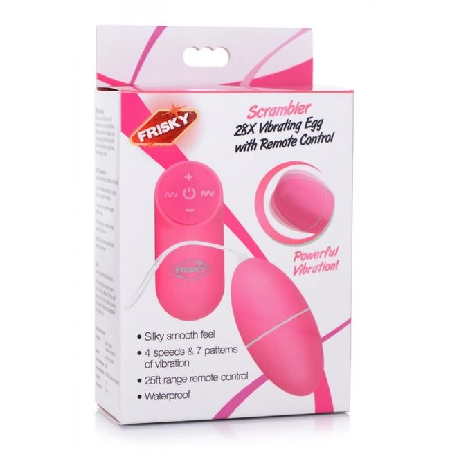 Frisky Scrambler 28x Vibrating Egg W/ Remote - Variations and Additional Features