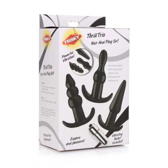 Frisky Thrill Trio Anal Plug Set - Materials and Safety