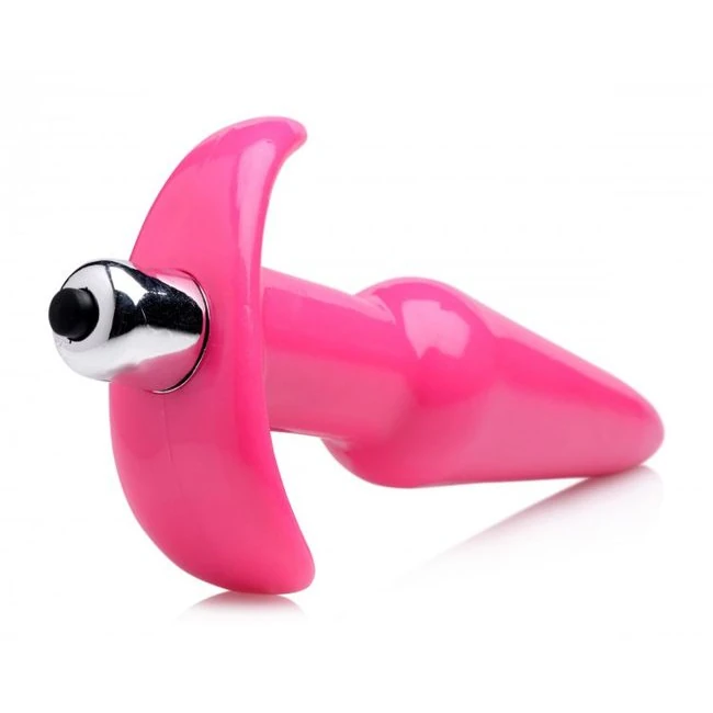 Frisky Thrilling Pink Smooth Vibrating Anal Plug - How It Feels