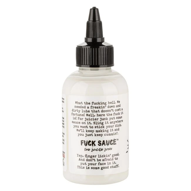Fuck Sauce Cum Scented 4 Oz Lube - Material & Safety
