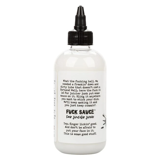 Fuck Sauce Cum Scented Lube 8oz - Experience Frictionless Pleasure with Fuck Sauce Cum Scented Lube