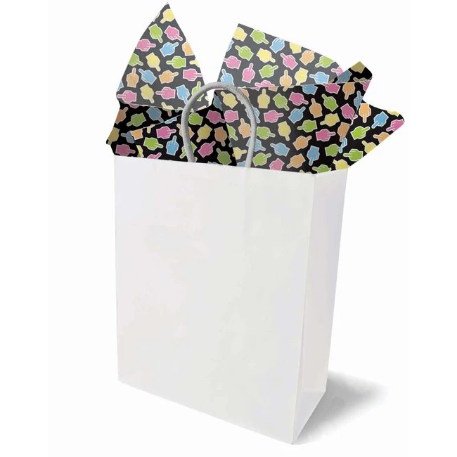 Fucks to Give Tissue Paper - Thin Standard Tissue Paper Printed With a Middle Finger